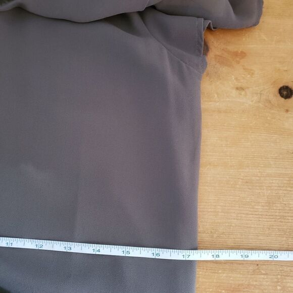 Naked Zebra Small NWT Grey Short Sleeve Key Hole Scoop Neck Lined Sheath Dress - Picture 10 of 14